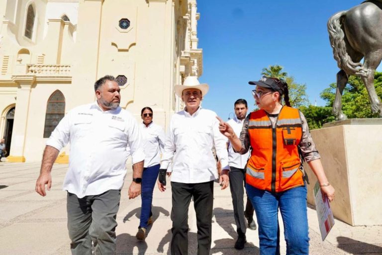 Gobernador Durazo recupera patrimonio histórico con entrega de segunda etapa de restauración de Catedral de Hermosillo