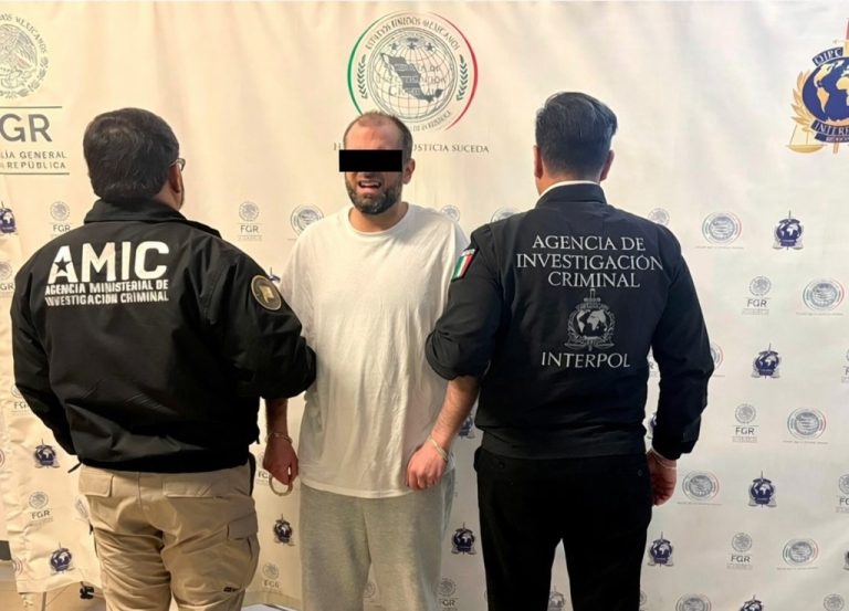 Captura AMIC a imputado por feminicidio en colaboración con INTERPOL y FGR