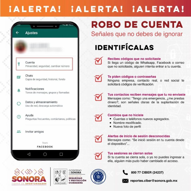 Refuerza Unidad Cibernética el llamado a proteger las cuentas de redes sociales y aplicaciones de mensajería