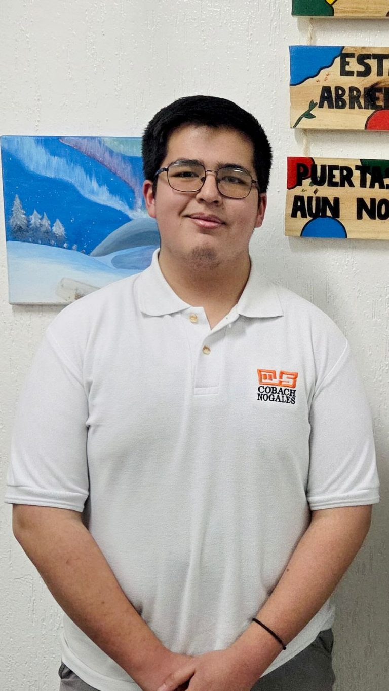 Estudiante de Cobach Sonora representará a México en cumbre internacional de liderazgo juvenil