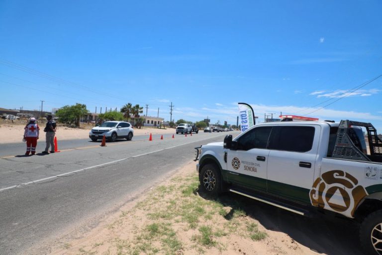 Gobierno de Sonora realiza despliegue de personal por Semana Santa